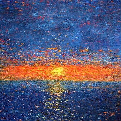 Golden Pulse by Galina Vasiljeva, Painting for Sale on Singulart