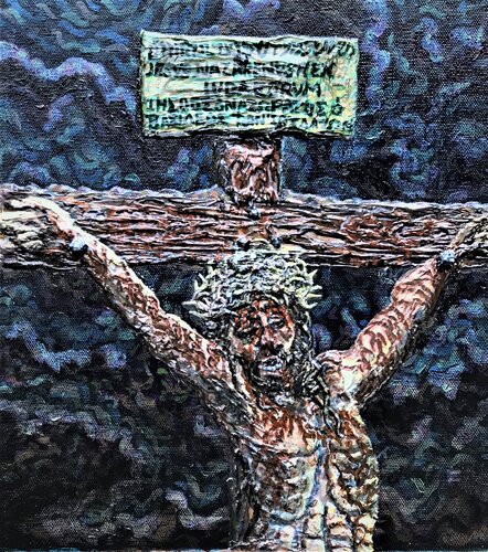 Behold The Lamb of God by Stephen Vattimo, Painting for Sale on Singulart