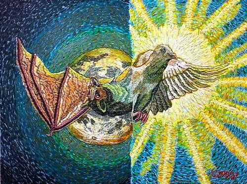 Terror and P{eace by Stephen Vattimo, 絵画 for Sale on Singulart