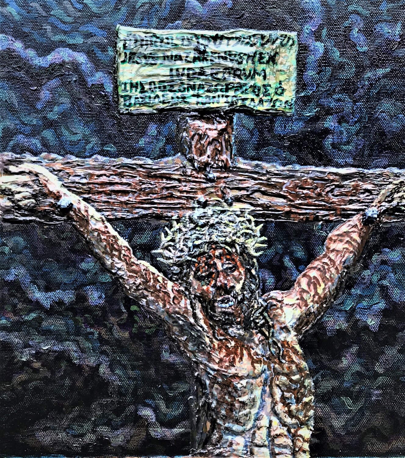 Behold The Lamb of God Stephen Vattimo Pintura original en venta