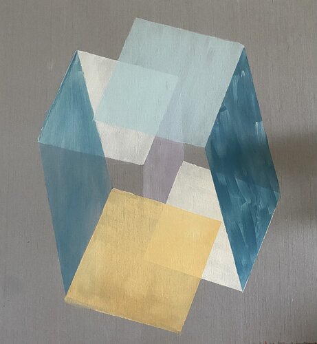 Rockaway  Chrome par Norah Kennedy, Peinture en vente sur Singulart