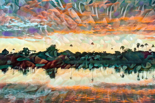Fake Desert Lake von Reed Hearne, Fotografie kaufen auf Singulart