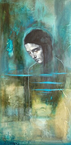 La baignade II di Sandra Quintin, Pittura in vendita su Singulart