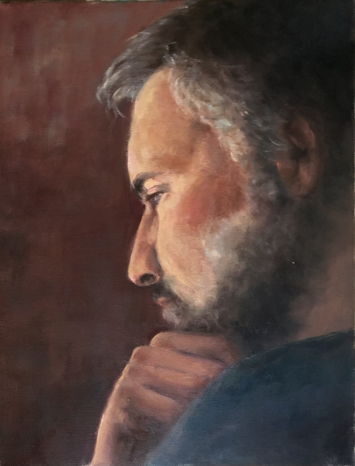 Thoughts JACQUELINE FADDA Original painting for sale