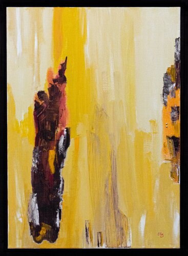 The Two Points (I due punti) by Elena Fontanesi, Painting for Sale on Singulart