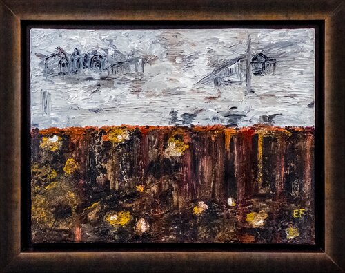 Fog Over What Remains (Nebbia su ciò che resta) by Elena Fontanesi, Painting for Sale on Singulart