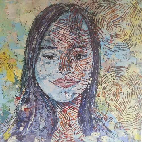 Taken away by Immanuel Ola, Painting for Sale on Singulart