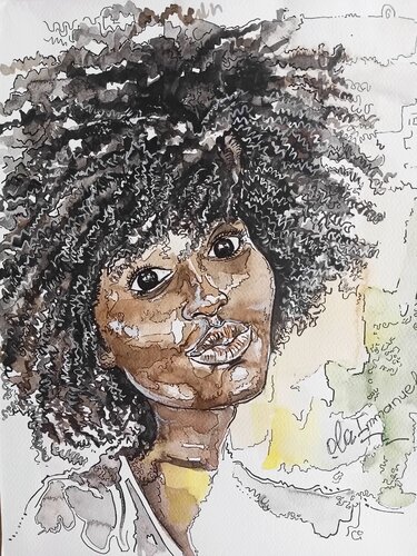 Bold and Beautiful by Immanuel Ola, 絵画 for Sale on Singulart