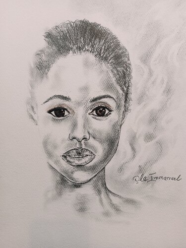Amina by Immanuel Ola, 絵画 for Sale on Singulart