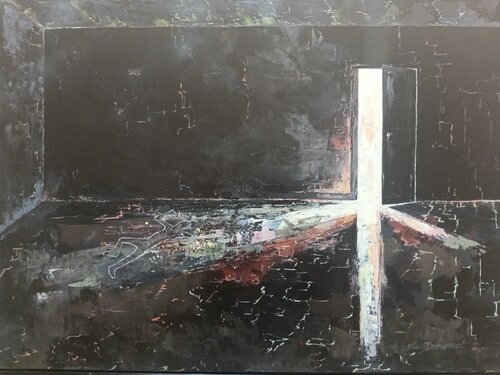 The Soul's Exit di Ola Immanuel, Pittura in vendita su Singulart