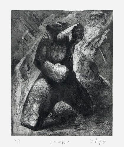 Januarfigur by Reinhard Harz, Print for Sale on Singulart