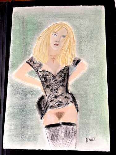 Portrait di Herminio Carvalho, Disegno in vendita su Singulart