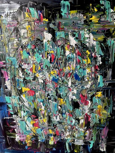 Fracture Lumineuse van Herminio Carvalho, Schilderij te koop op Singulart