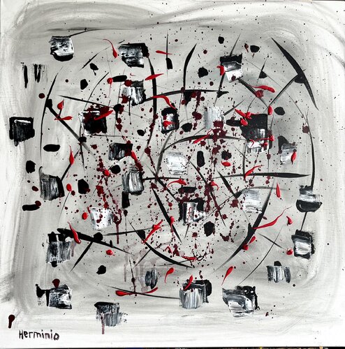 Le chaos ou la Folie Nr 5 by Herminio Carvalho, 絵画 for Sale on Singulart