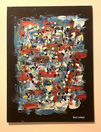 Composition by Herminio Carvalho, 絵画 for Sale on Singulart