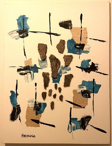 Composition van Herminio Carvalho, Schilderij te koop op Singulart