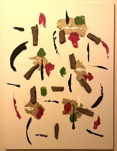 Composition by Herminio Carvalho, Painting for Sale on Singulart