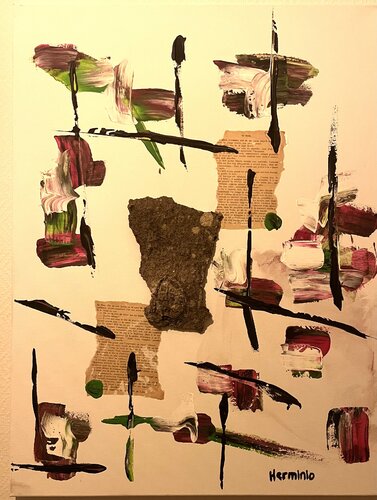 Composition by Herminio Carvalho, Painting for Sale on Singulart