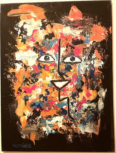 Portrait by Herminio Carvalho, Painting for Sale on Singulart