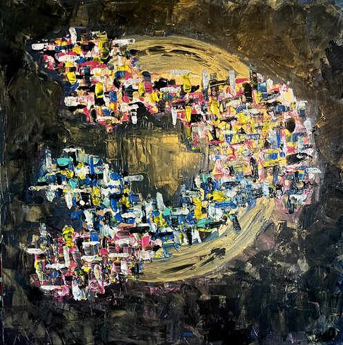 Quadrillos by Herminio Carvalho, Painting for Sale on Singulart