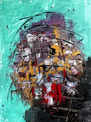 Trajectoire Nr1 par Herminio Carvalho, Peinture en vente sur Singulart