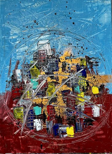 Trajectoire Nr3 par Herminio Carvalho, Peinture en vente sur Singulart