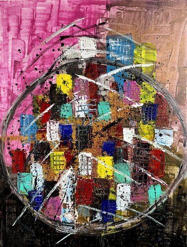 Trajectoire Nr4 par Herminio Carvalho, Peinture en vente sur Singulart