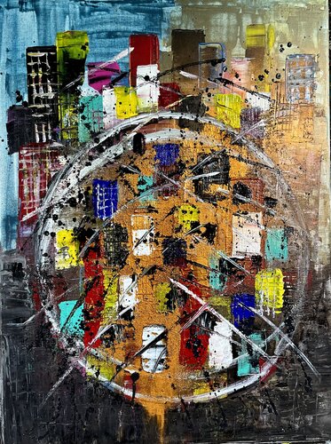 Trajectoire Nr5 par Herminio Carvalho, Peinture en vente sur Singulart