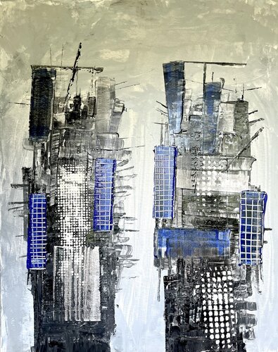Structure du bout du monde série II van Herminio Carvalho, Schilderij te koop op Singulart