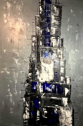 Structure du bout du Monde de Herminio Carvalho, Pintura a la venta en Singulart