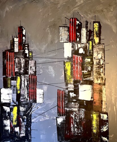 Structure du bout du Monde série II de Herminio Carvalho, Pintura a la venta en Singulart