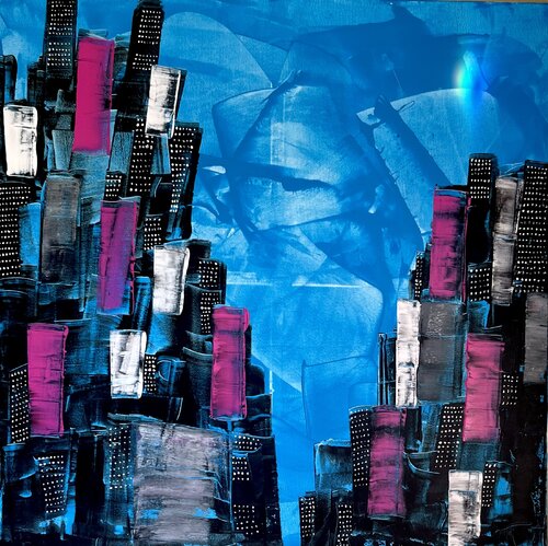 Structure du bout du Monde par Herminio Carvalho, Peinture en vente sur Singulart