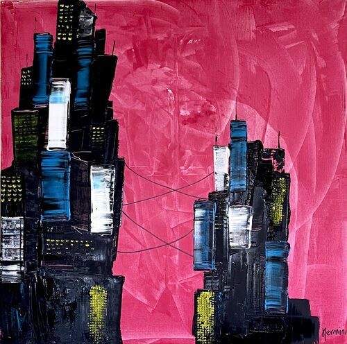 Structure du bout du Monde par Herminio Carvalho, Peinture en vente sur Singulart