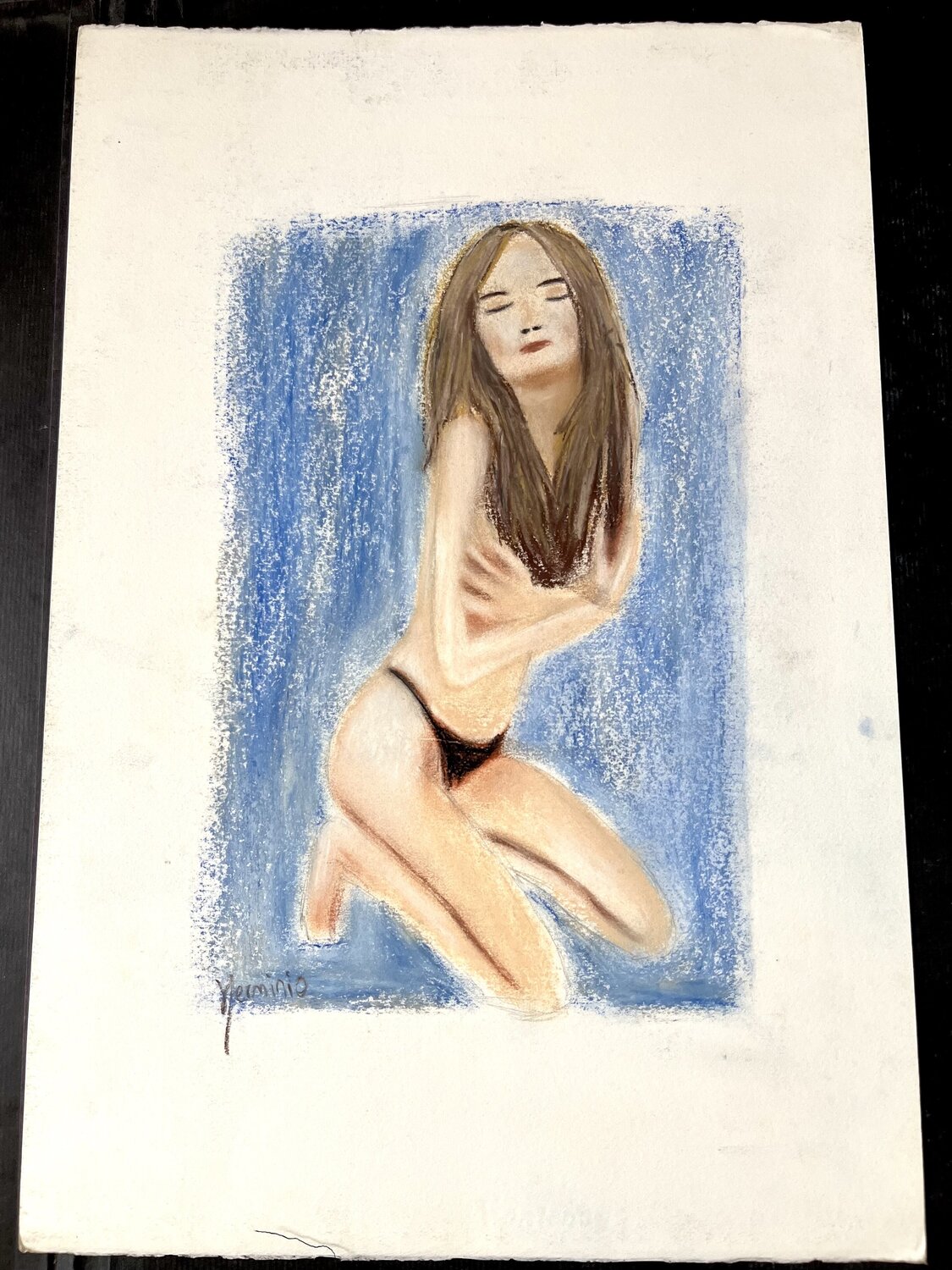 Portrait Herminio Carvalho Disegno in vendita