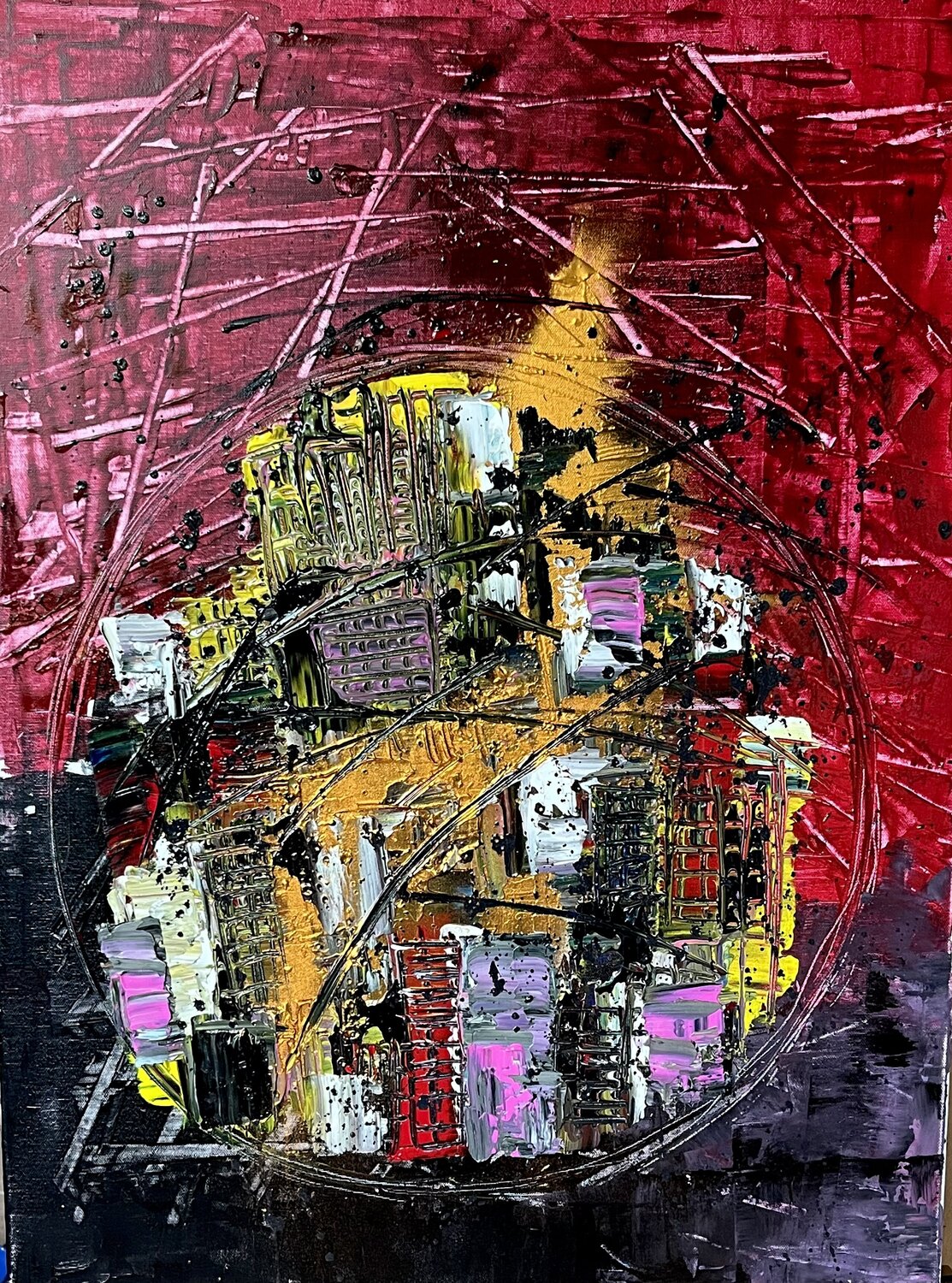Trajectoire Nr2 Herminio Carvalho Peinture originale à vendre