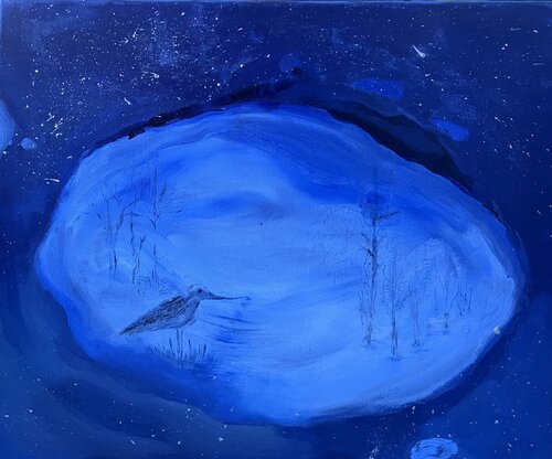 A Pale Blue Dot by Susanna Sääskilahti, 絵画 for Sale on Singulart