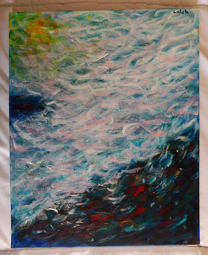 Go With the Flow by Nalan McCandless, Painting for Sale on Singulart
