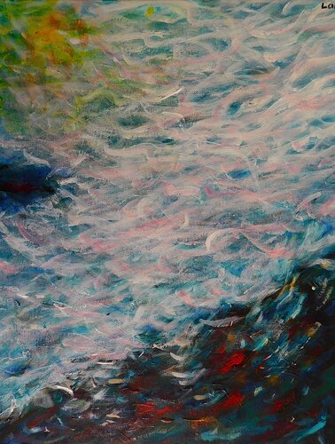 Go With the Flow by Nalan McCandless, Painting for Sale on Singulart