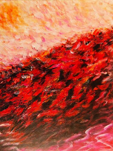 Pyroclastic Flow by Nalan McCandless, 絵画 for Sale on Singulart