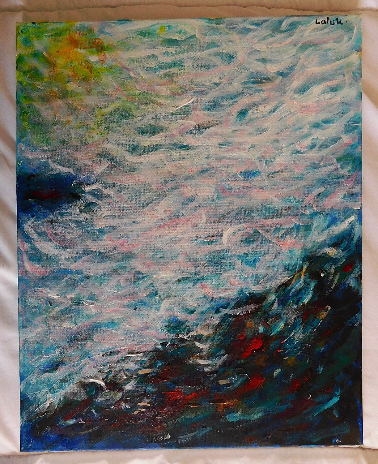 Go With the Flow Nalan McCandless Original painting for sale