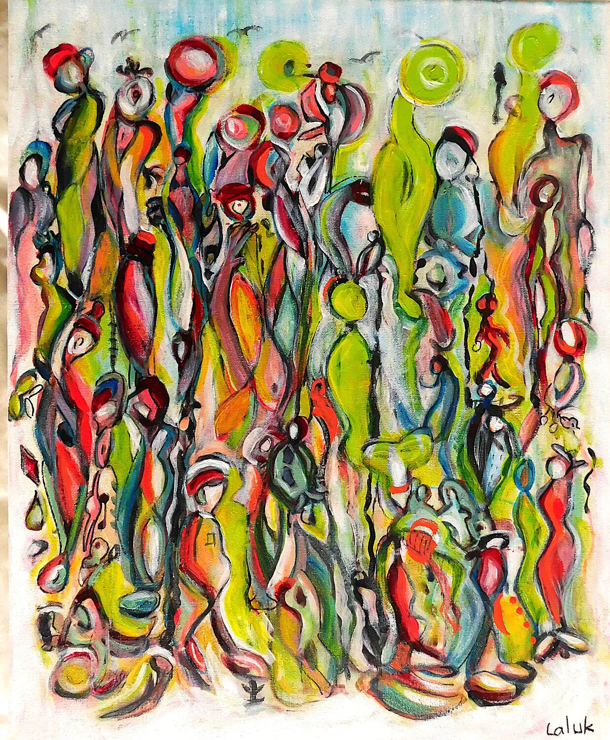 Earthly Delights Nalan McCandless Pintura original en venta