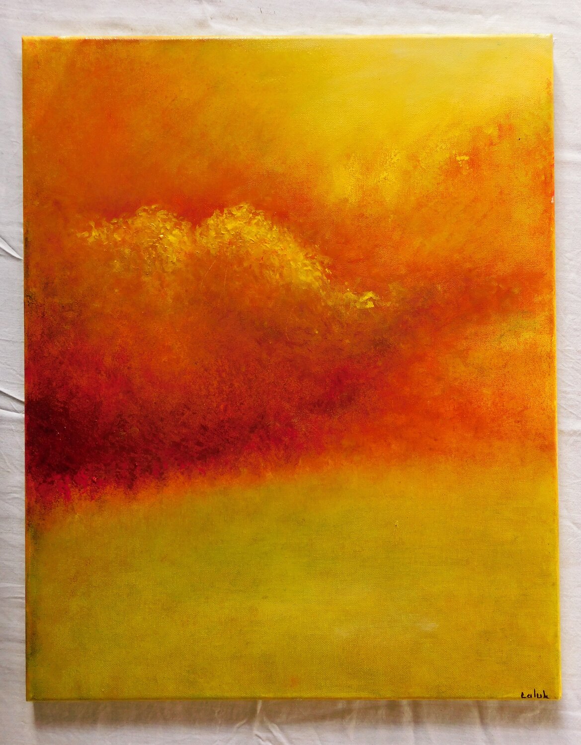 Go With the Flow Nalan McCandless Originalgemälde zu verkaufen