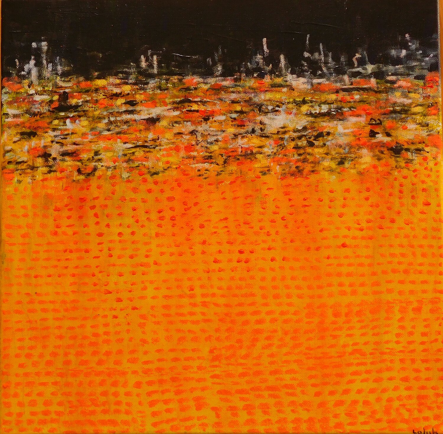Desert Nights Nalan McCandless Peinture originale à vendre