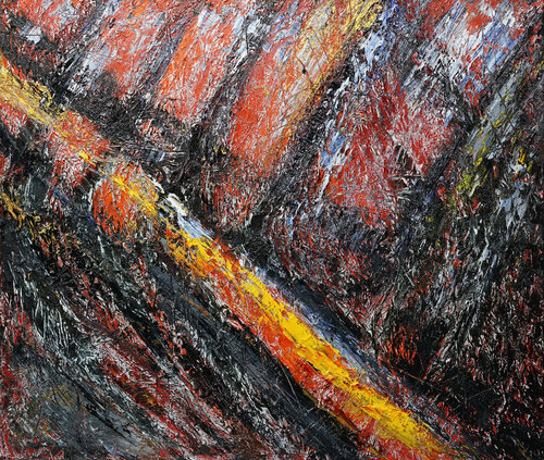 Against the grain by Dierk Osterloh, Painting for Sale on Singulart