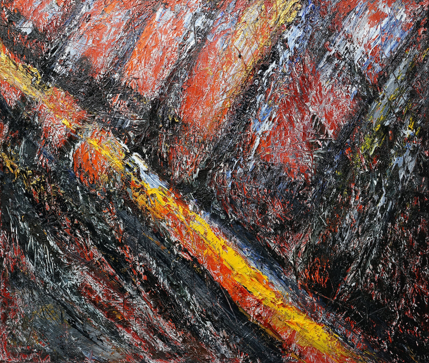 Against the grain Dierk Osterloh Pintura original en venta