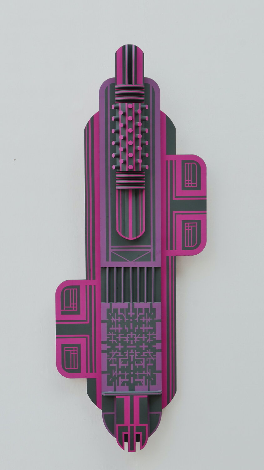 Relieve Tótem V Fco Javier Lozano Vilardell Peinture originale à vendre