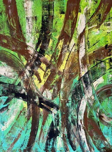 BRAZILIAN RAIN FOREST by GORAZD BRAČUN, Painting for Sale on Singulart