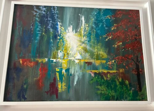 Magic Forest de Nesma BENZEKRI, Pintura a la venta en Singulart