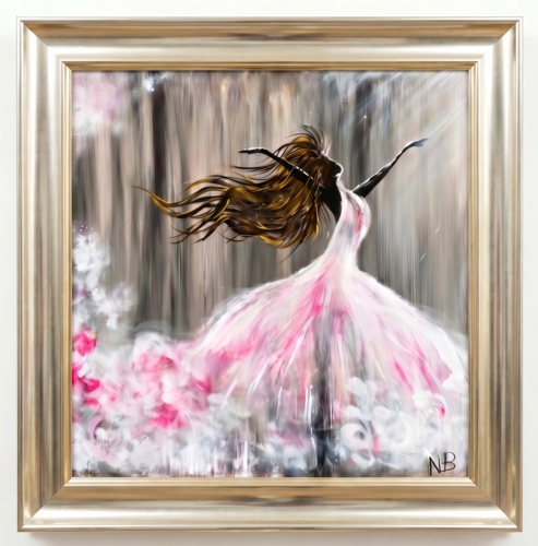 Pink Bride by Nesma BENZEKRI, Painting for Sale on Singulart
