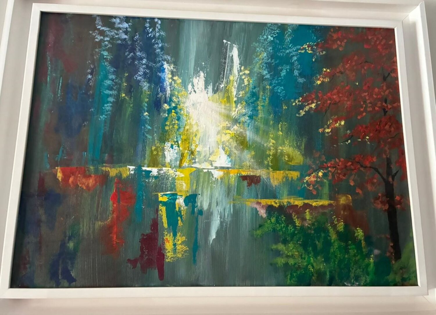 Magic Forest Nesma BENZEKRI Original painting for sale